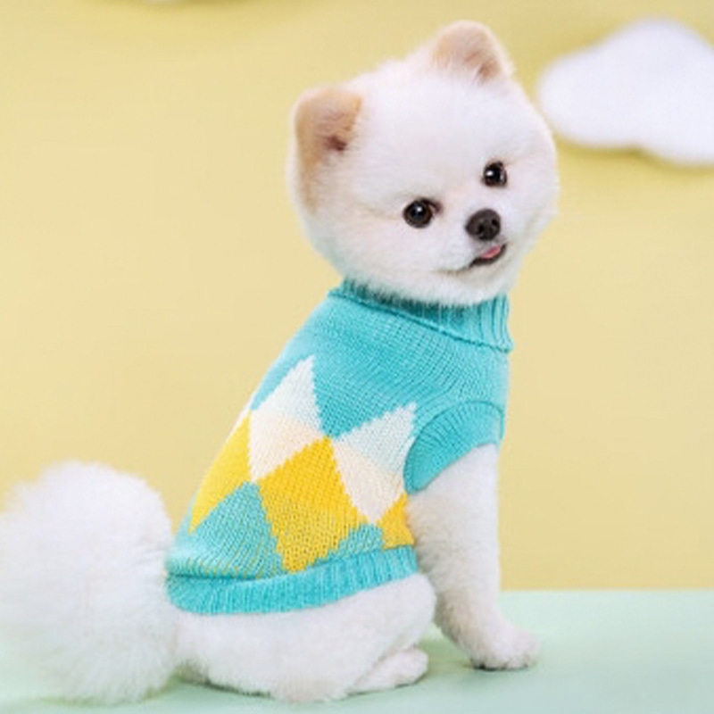 Plaid Gorm Rowan Geansaí Cniotáilte Peata Te